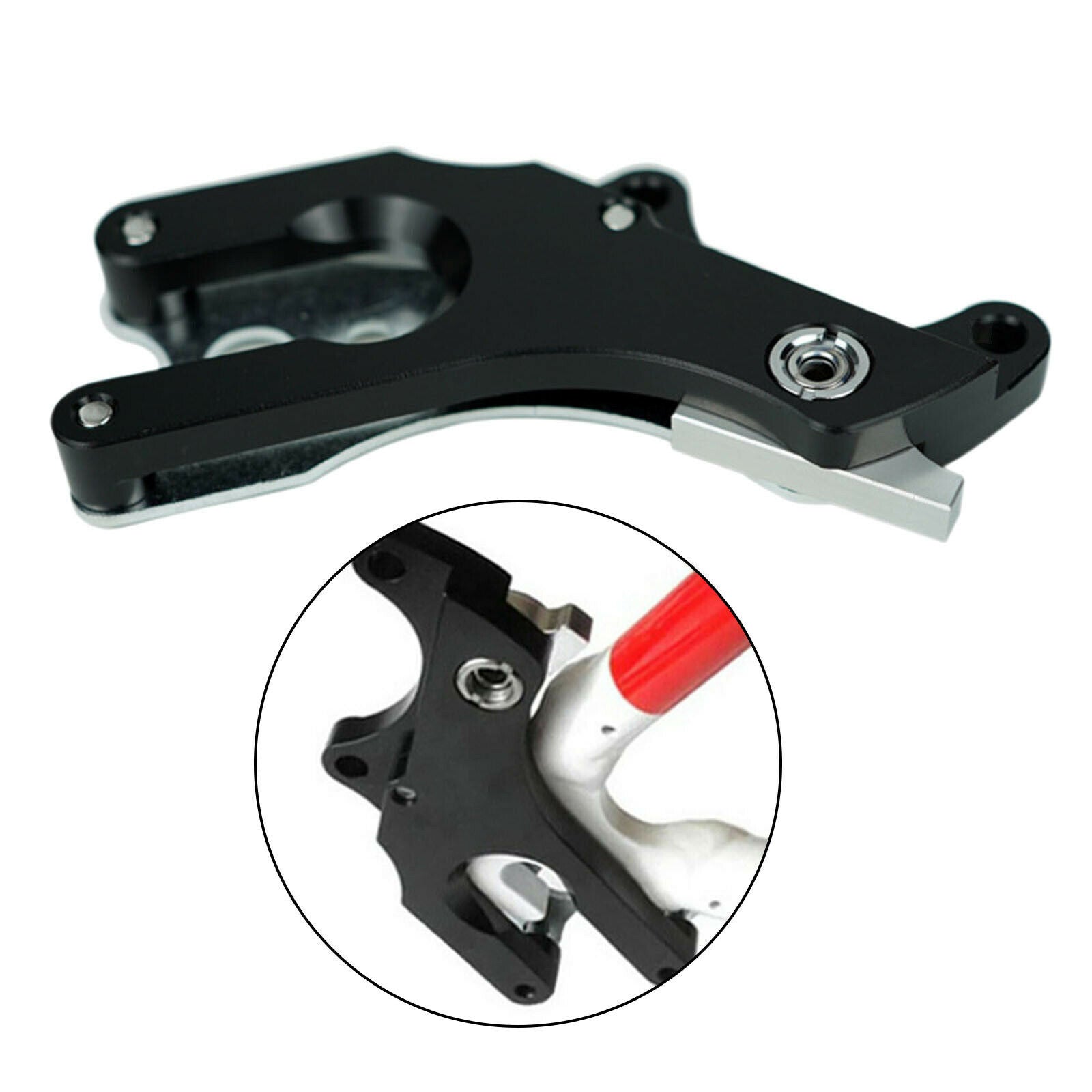Disc Brake Adapter V Brake to Disc Brake Quick Release Hub QR Bracket Refit