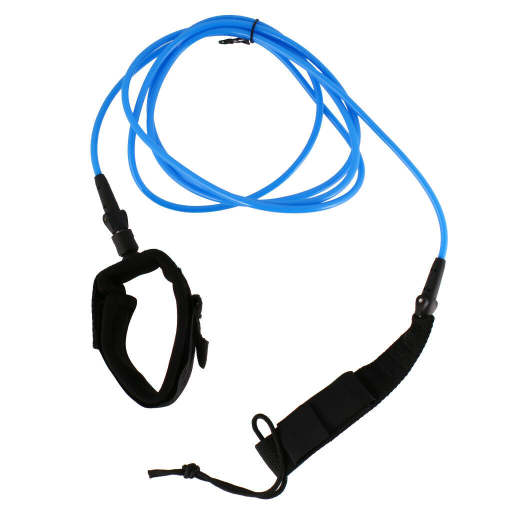 Surfboard Leash Surfing Leash String Leg Rope Cord Calf Leash 4feet Blue