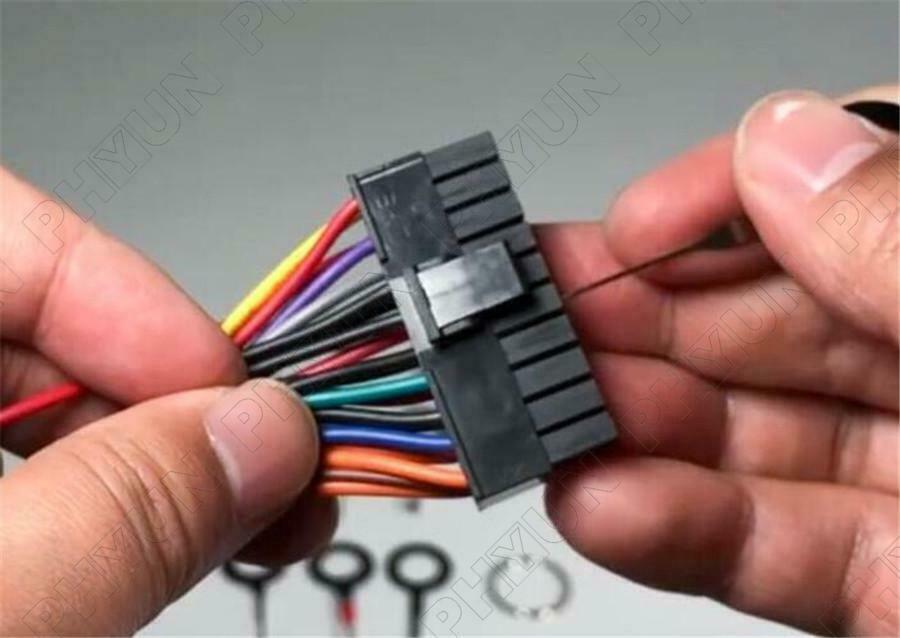 73 Pcs/Set Terminal Removal Electrical Wiring Crimp Connector Pin Extractor Kit