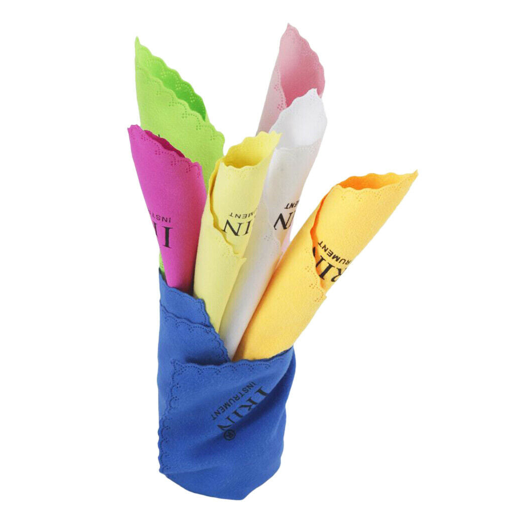 7x Multifunction Cleaning Polishing Cloth Cleaning Cloth For Guitar Violin Piano