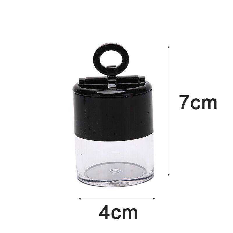 10g Portable Plastic Empty Loose Box Bottle Makeup Jar Container with Puf.l8