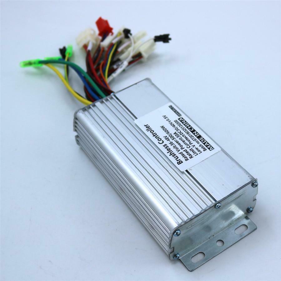 30Amax Motor Controller Electric Bike Tricycle Dual Mode Sensor 36/48V 500/600W