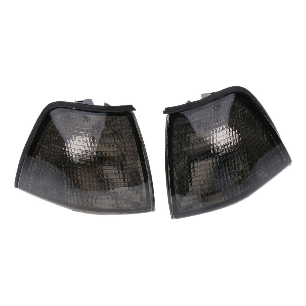 2X Clear Car Corner Lamp Side Light Lens Cover Protector for BMW E36 4 Door