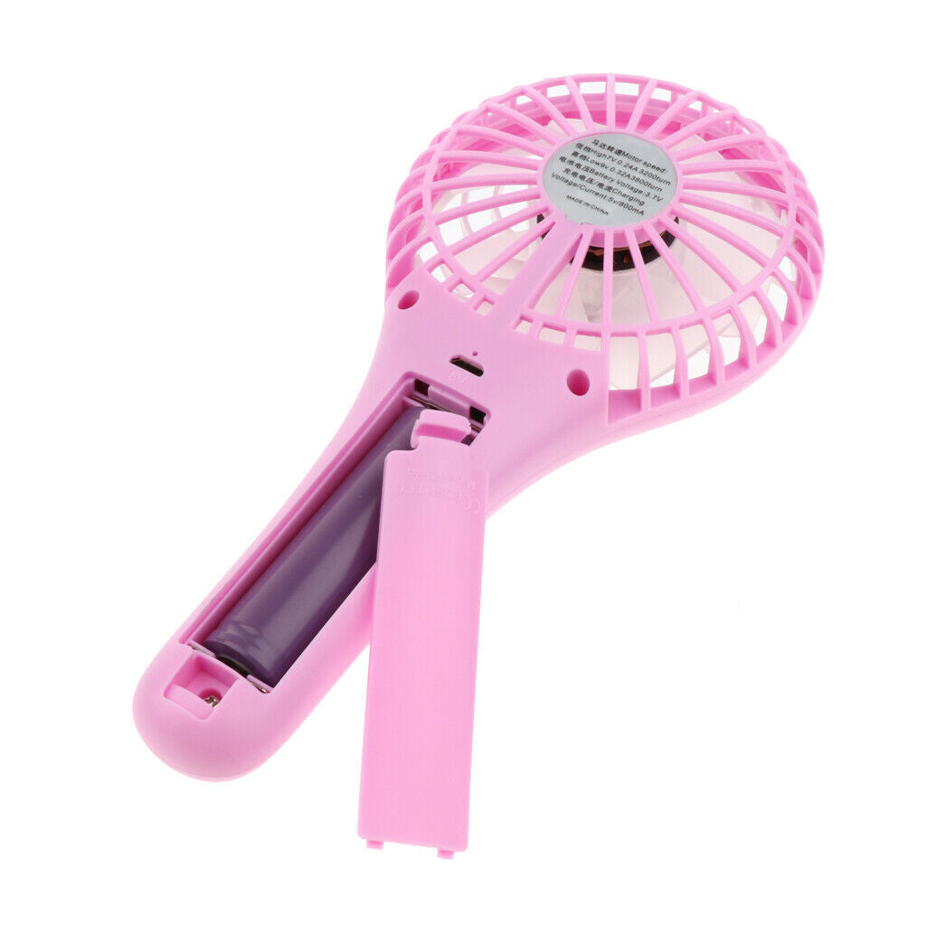 Mini  Portable USB Handheld Fan Personal Fan Laptop Cooling Fans Purple
