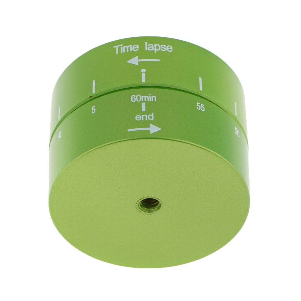 Panoramic 360 / 60-Minute Time Lapse Tripod Head for GoPro Smartphone Green