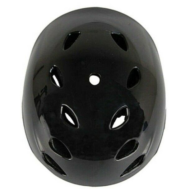 Unisex Helmet Black Skateboard Longboard Helmet Head Protective Gear Adjustable