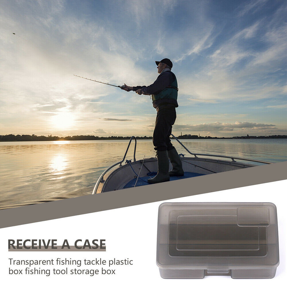 Tackle Box 3 Grids Fishing Lures Storage Case Fishing Tackle Container LIN