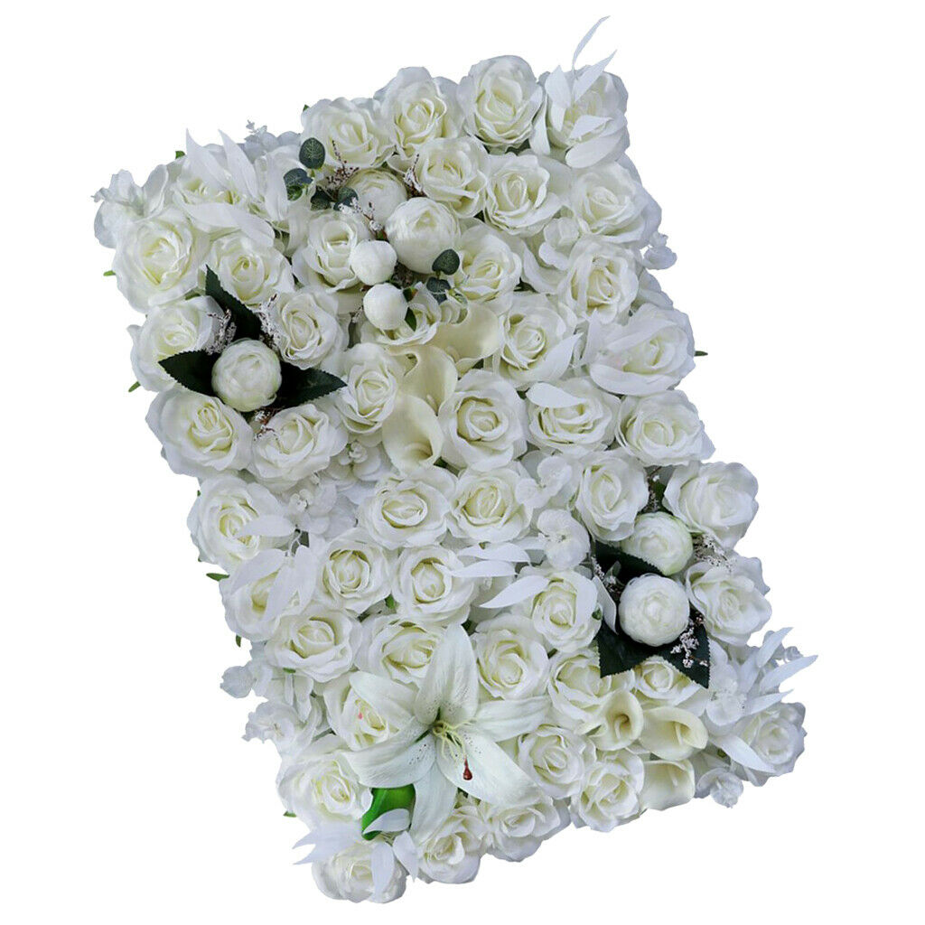 Artificial Mixed Flowers Wall Panels Wedding Venue DIY Art Decor Photo Backdrops