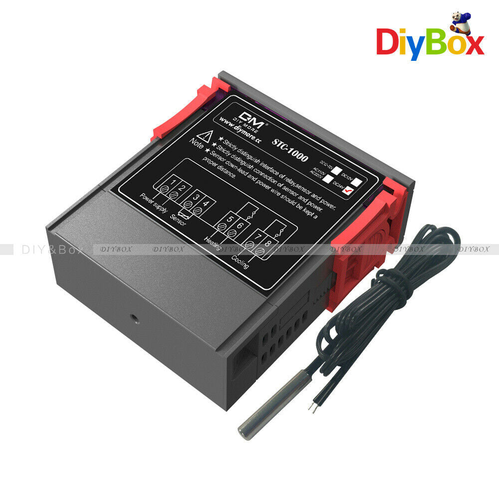 DC 24V STC-1000 Digital Temperature Control Controller Sensor All-Purpose Probe