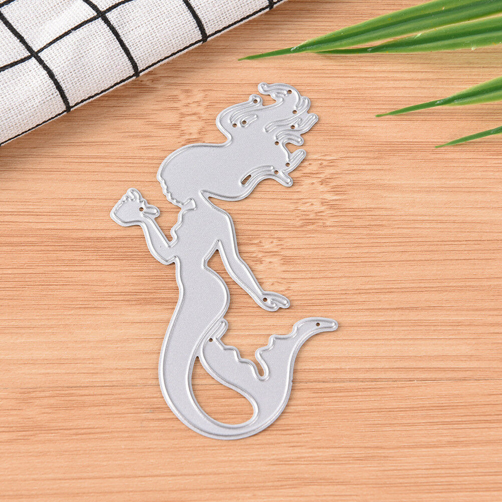 Mermaid Metal Cutting Die Stencil Scrapbook Album Paper Card Embossing Cr.l8