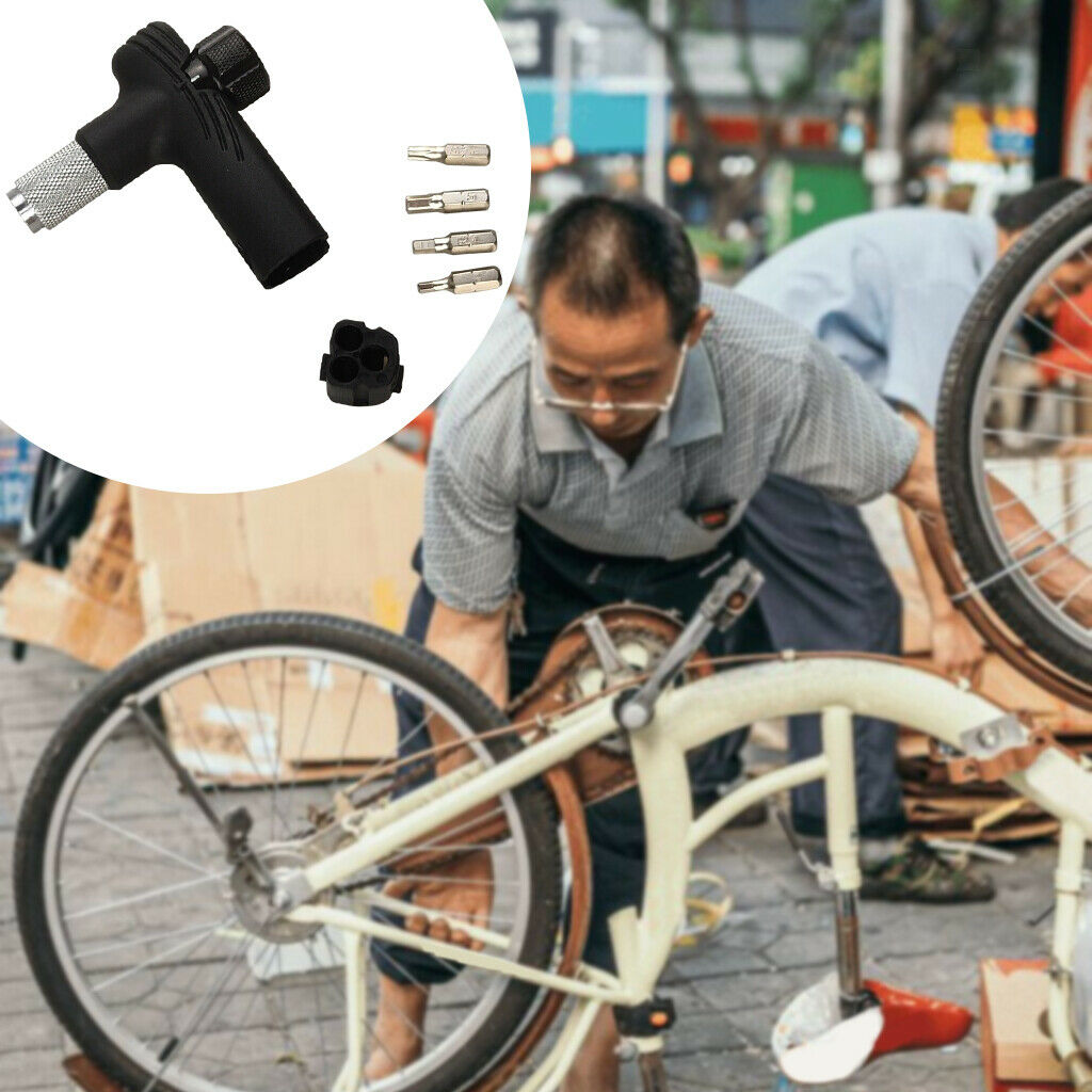 Adjustable Torque Ratchet Wrench Allen Key T25 Tool Bits Maintenance Tools
