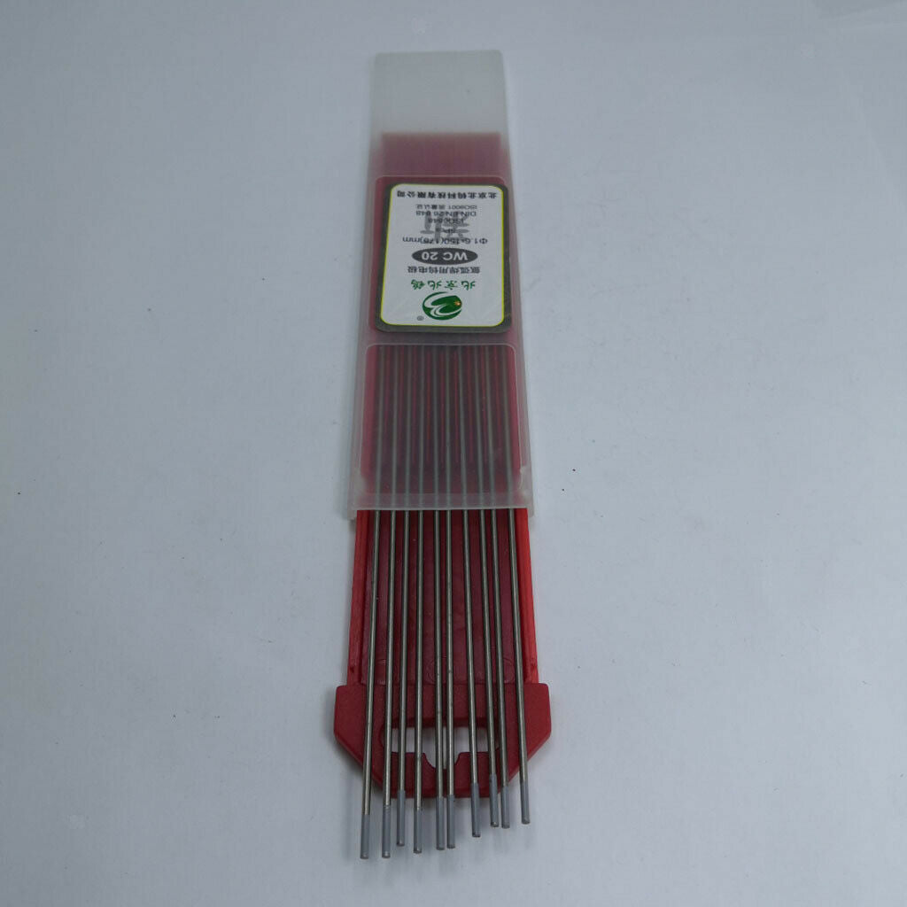 10 Pieces Tig Welding Tungsten Electrode Needle Tool 1.6/2.4mm Gray Head