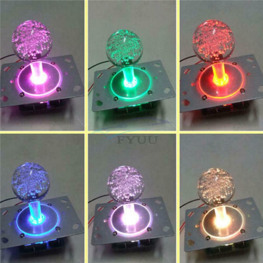 1× 5PIN Microswitches Illuminated LED Arcade Joystick For Mame&Jamma Board Ready