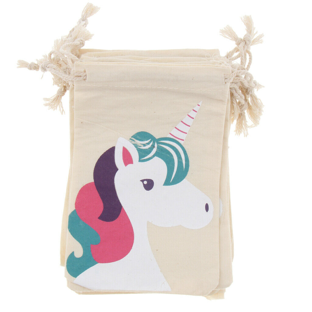 Linen Candy Bag Jewelry Pouch Reusable Gift Bag Wedding Favor 4x6inch D