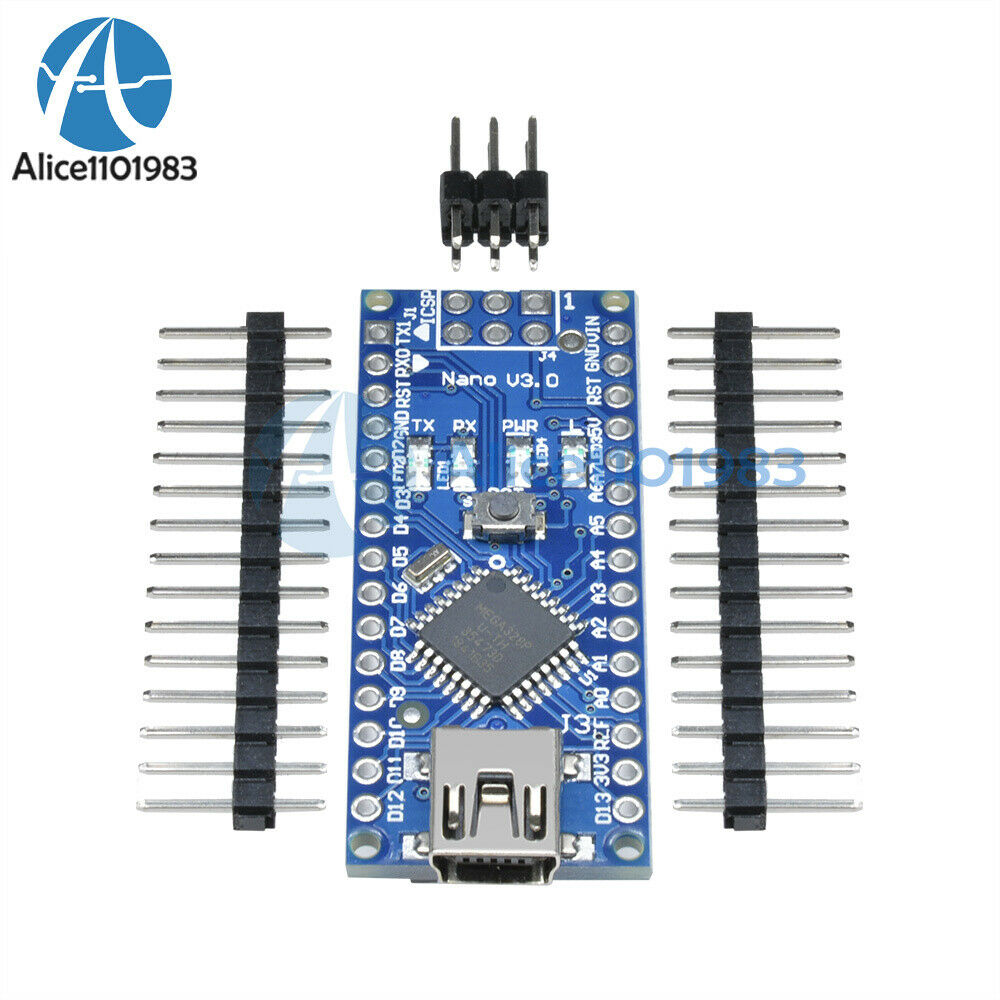 5PCS Mini USB Nano V3.0 ATmega328 5V 16M Micro-controller for Arduino Diy