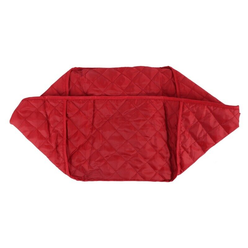 Polyester Quilted Four Slice Toaster Appliance Dust-Proof Cover (Red) O2W4W4