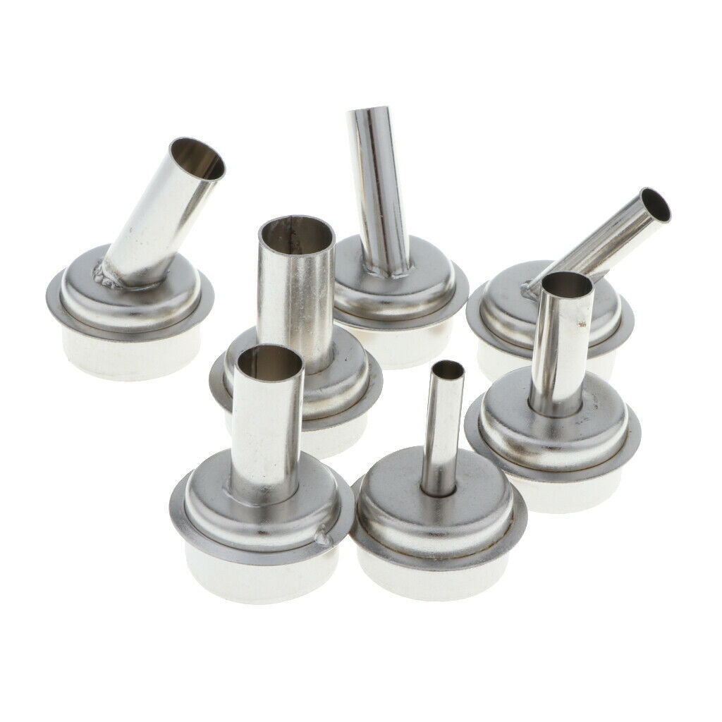 7 Pack Universal Heat Gun Nozzle Hot Air Desoldering Station Gun Mouth