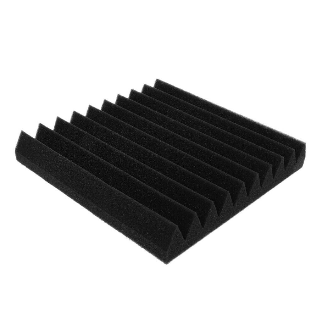 Studio Home Theater Acoustic Foam Panel Sound Noise Absorption Sponge Wedge Tile