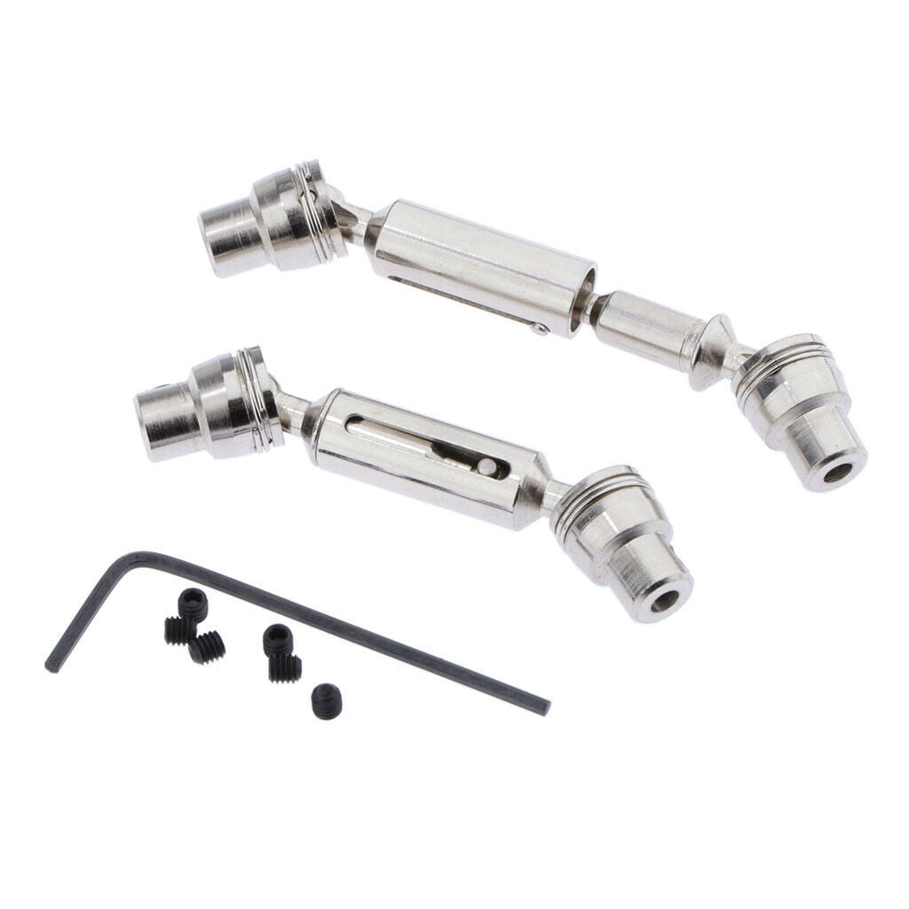 2pcs / Set Drive Shaft PTO Shaft Accessories For 1/16 WPL B14 B24 MN35 MN66 Q62
