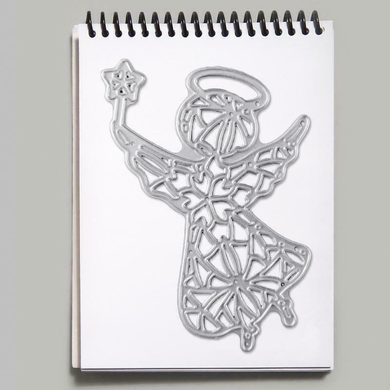 Hollow Angel Metal Cutting Dies Stencil DIY Scrapbook Album Paper Card Template