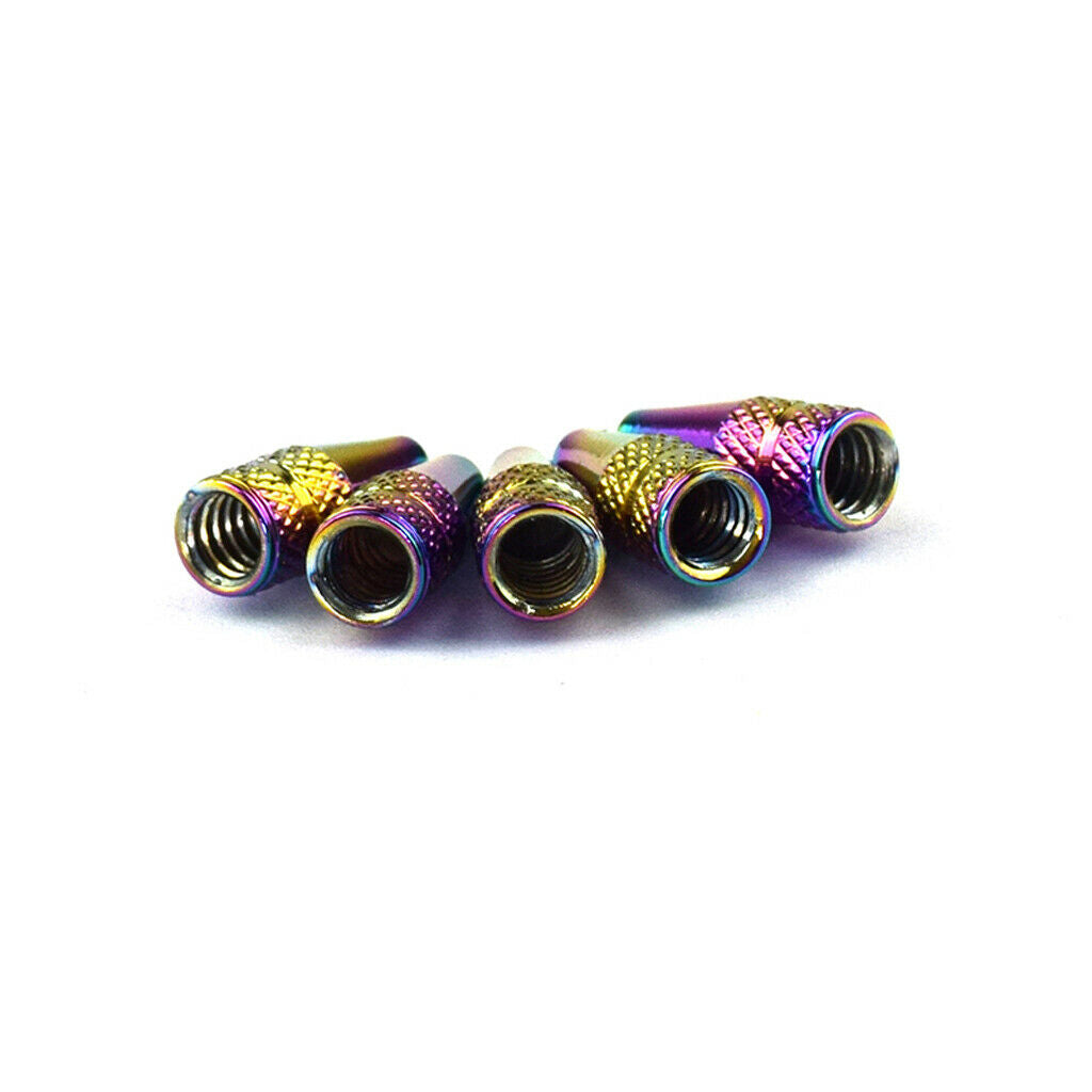 Auto Car Motor Vehicles Rainbow Color Tire Valve Caps Cover