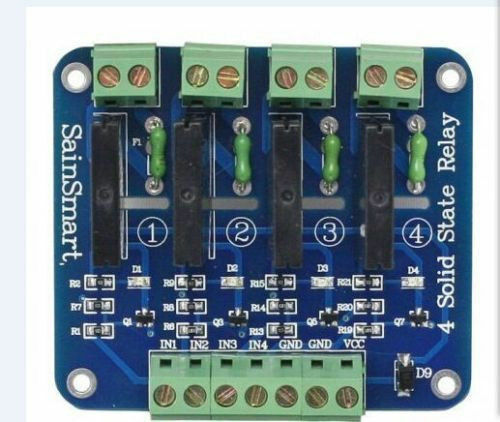 New 4 Channel 5V Solid State Relay Module Board.OMRON SSR for Arduino