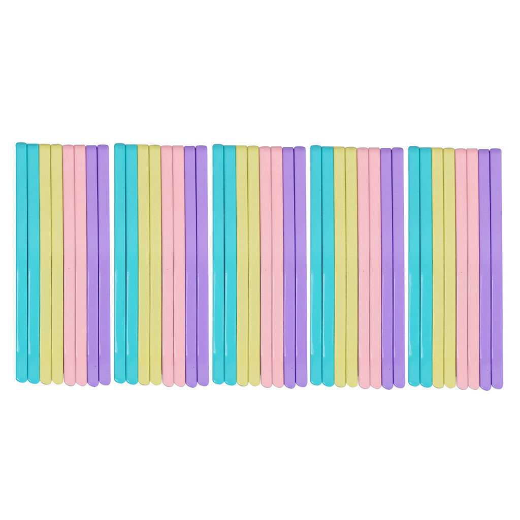 40 Pieces Assorted Color U-shaped Pin Barrettes Crimped Updo Hair Clip