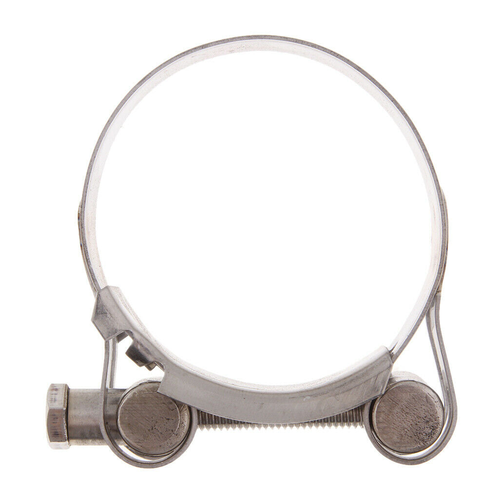 Motorbike Exhaust Clamp Clip Stainless Steel Muffler Silencer Clamps 48-51mm