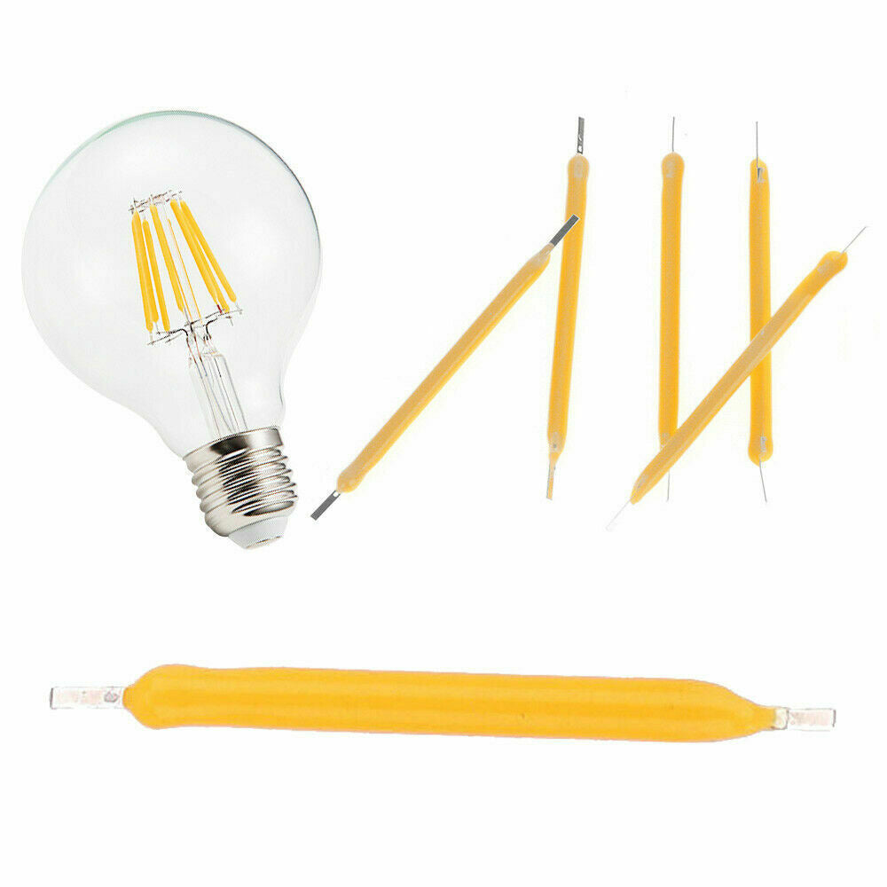 10X Super Bright COB LED Solar Filament Bulb Candle Light Home Lamp Source 3V