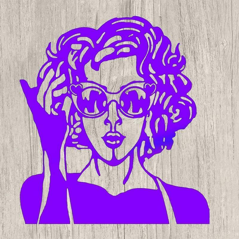 Lady Metal Cutting Dies Stencil DIY Scrapbooking Album Paper Card Template Mold