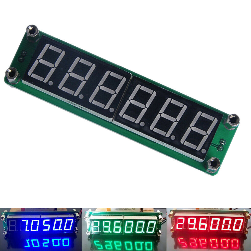 LED Digital Frequency Counter Tester Cymometer Measurement 1~1000 MHz Red