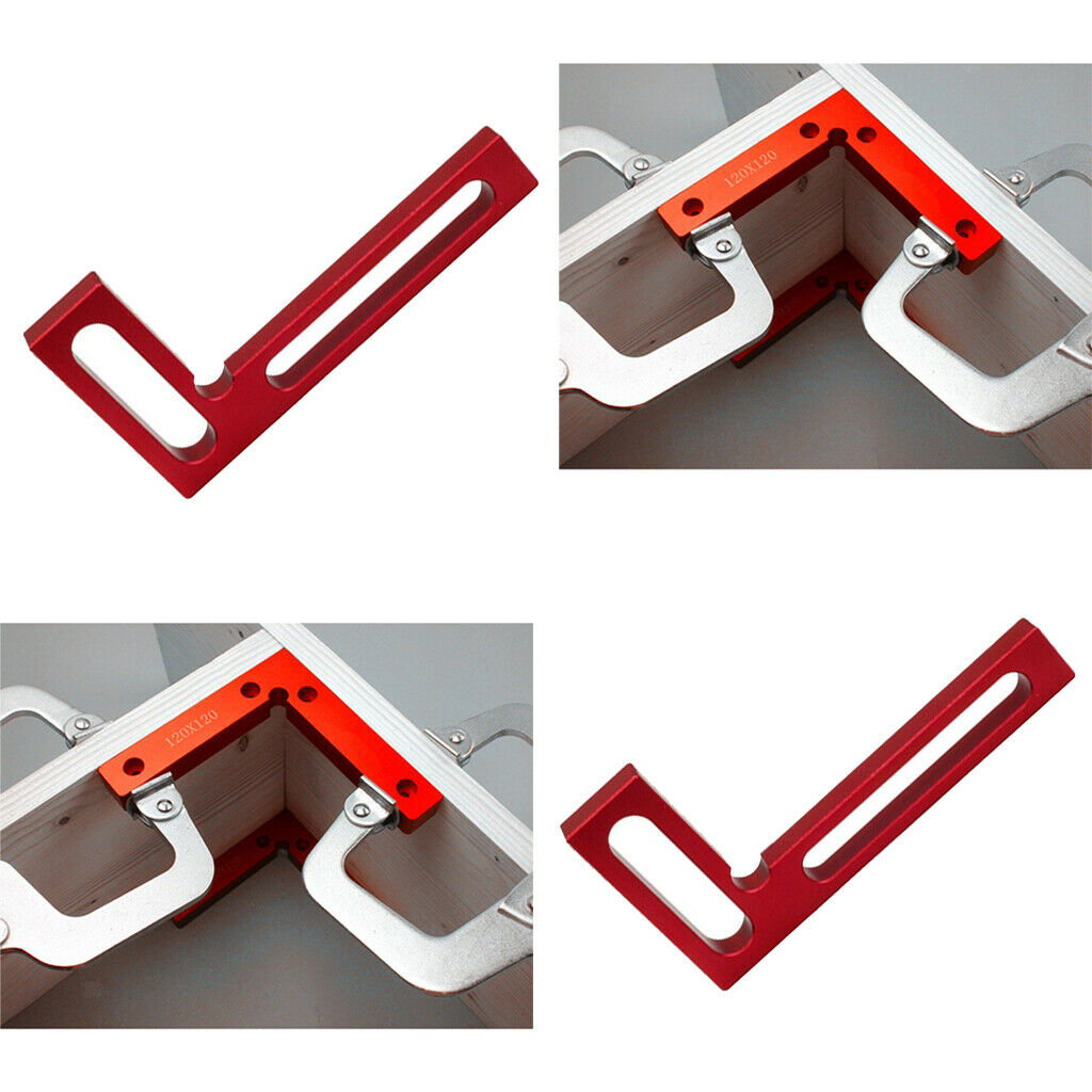 2pcs 100mmx50mm L-Squre Square Clamping Precision Woodworking Tool
