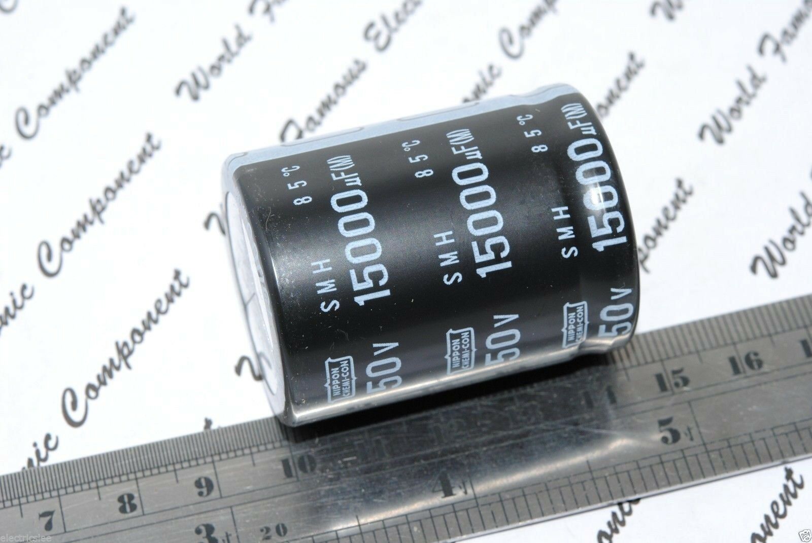 1pcs - NIPPON SMH 15000uF (15000µF) 50V Snap-In Capacitor ESMH500VSN153MA45S+000