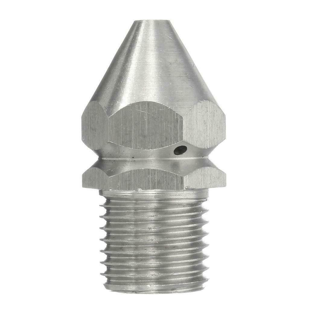 2pc Pressure Washer Drain Sewer Cleaning Pipe Jetter 4 Jet Garden Accs Parts