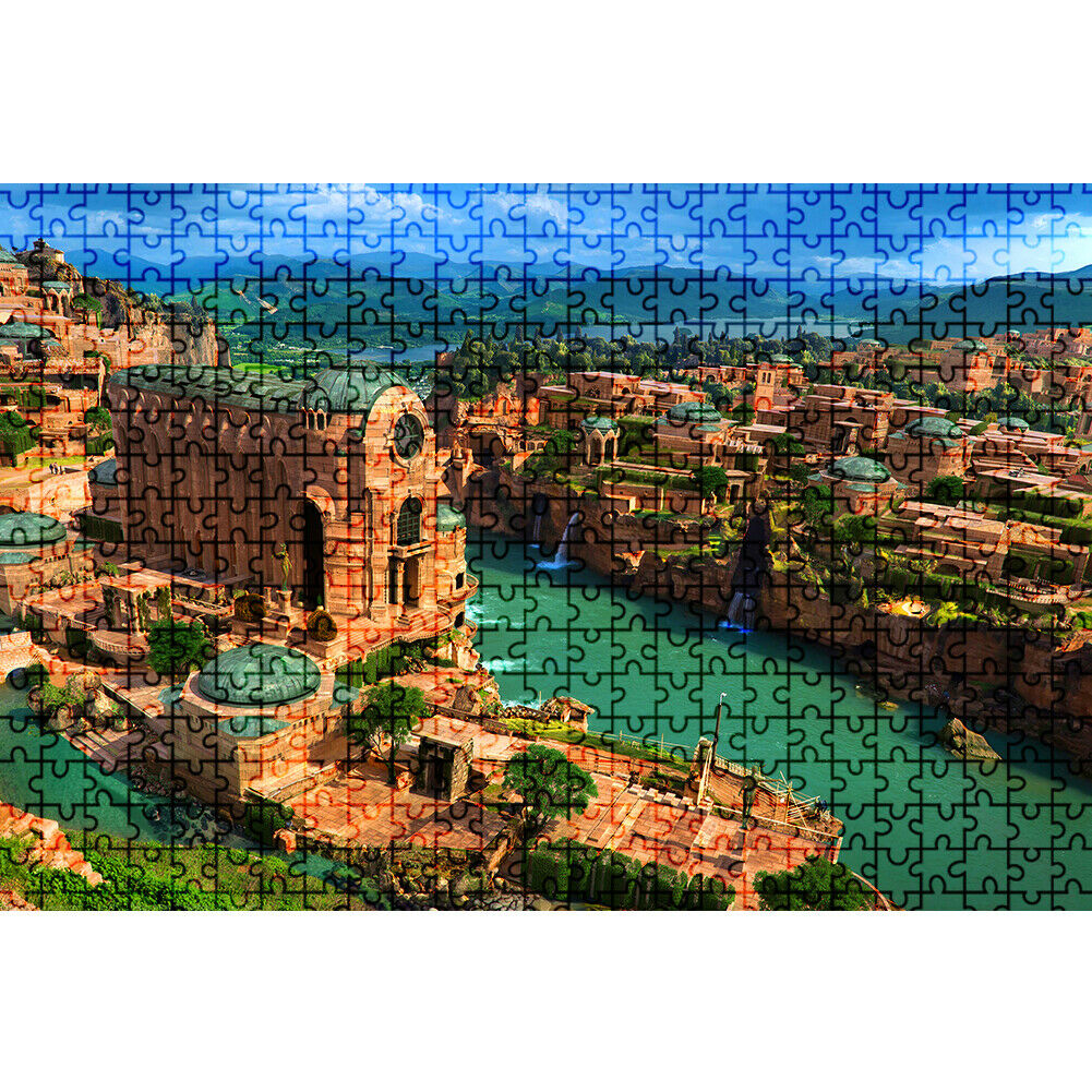 1000pcs DIY Paper Jigsaw Emerald City Puzzle Toys Educational Picture Decor @
