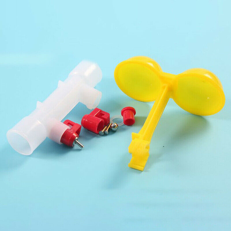 1pc Chicken waterer double nipple drinker mouth Drinking hanging cu.l8