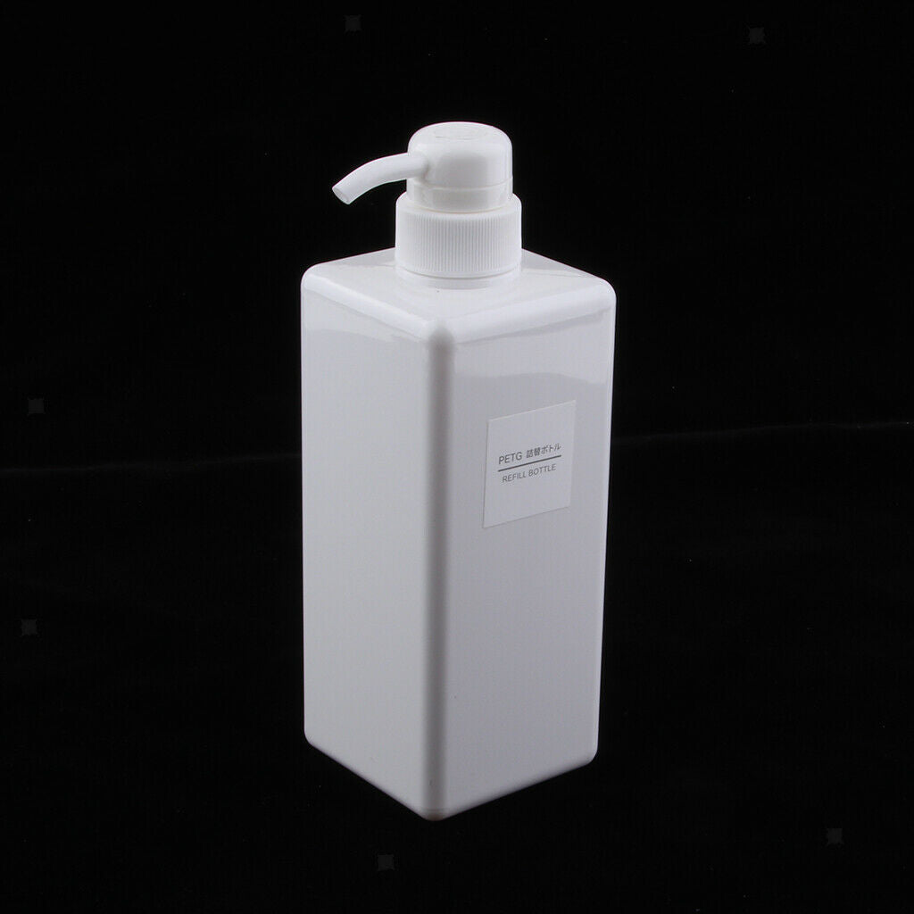 2Pcs Foaming Soap Dispenser Cosmetic Containers Bottle  White 650ml