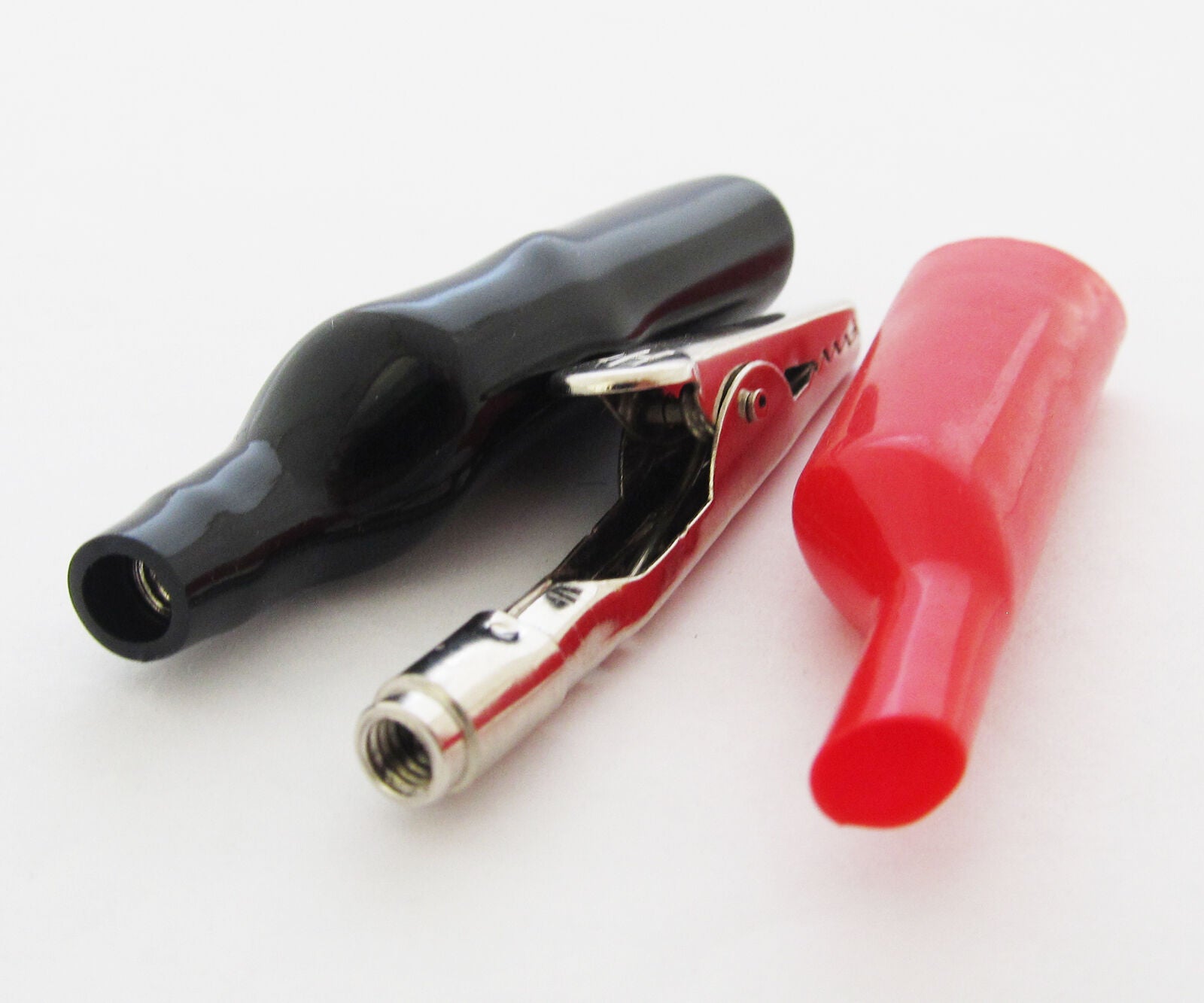 10pcs Heavy Insulated Screw Alligator Clip Applying for Multimeter DMMS 2 Colors