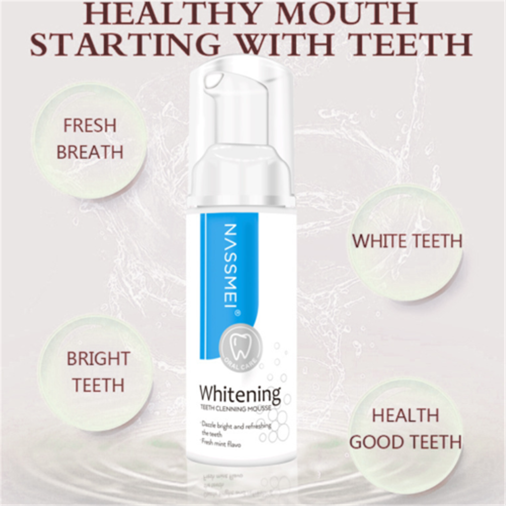New 60ML Soda Mousse Tooth Cleansing Foam Toothpaste Tone Remove Stain Oral