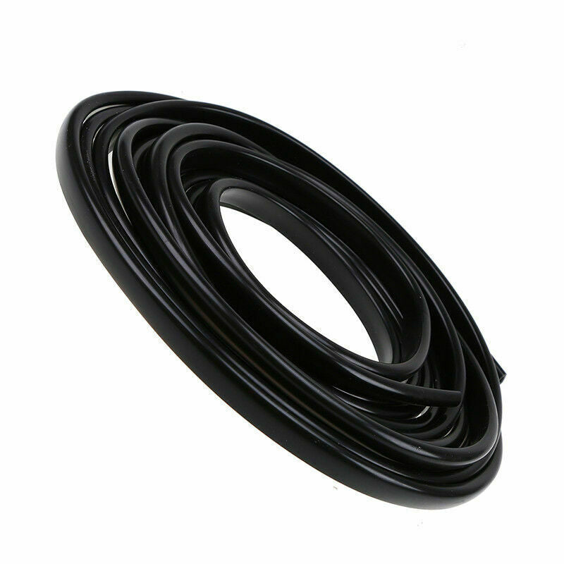 1PC Moulding Trim Rubber Strip Car Door Scratch Protector Edge Guard Cover Black