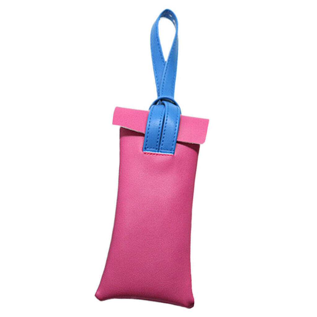 Small Eyeglasses Case Storage Pouch Spectacles Holder Makeup Pouch Rose Red
