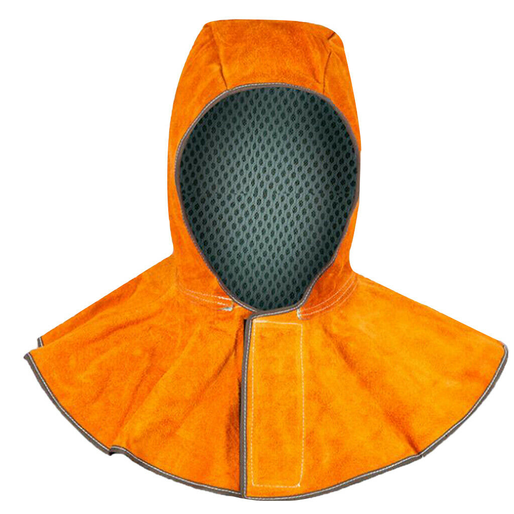Cowhide Leather Welding Hood Welding Protective Hamlet Head Neck Protection