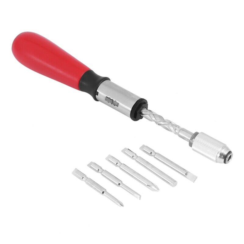 260MM Spiral Screw Driver Hand Pressing Ratchet Screwdriver with Slotted and PX5