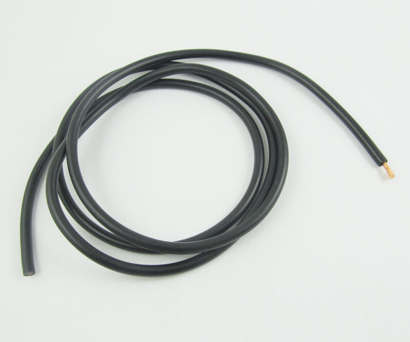 2M 6.6Ft 16AWG Black 1square Heatproof/Low Resistence Soft Silicon Wire Cable