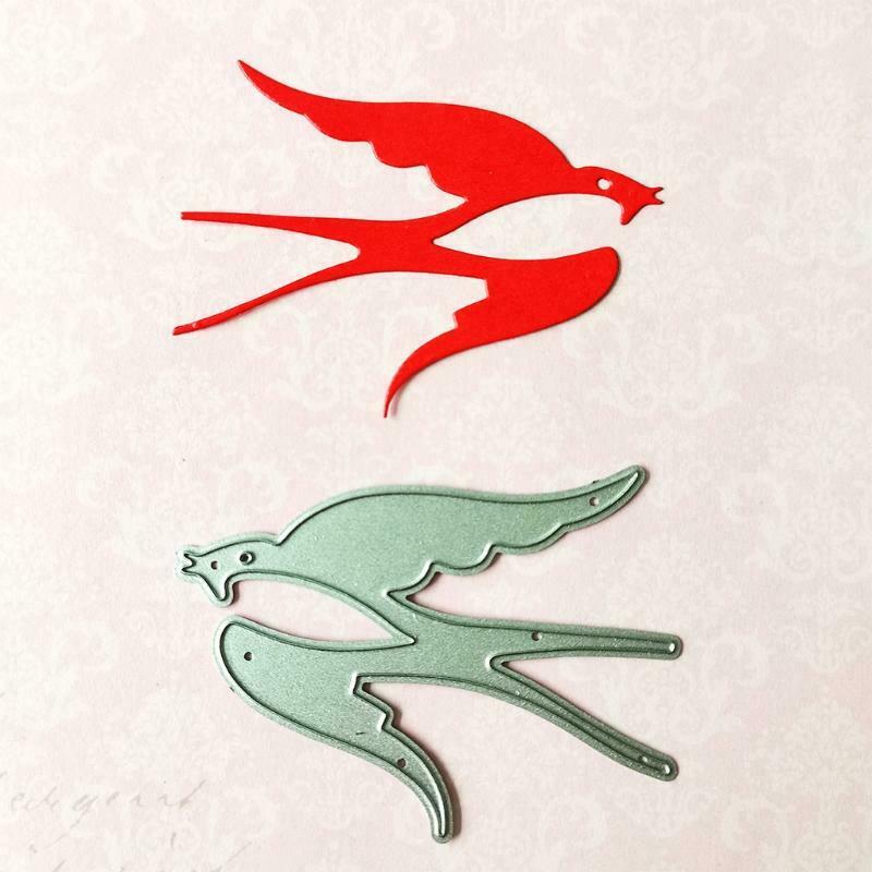 Spring Swallow Carbon Steel Cutting Dies DIY Scrapbooking Photo Album Embossing