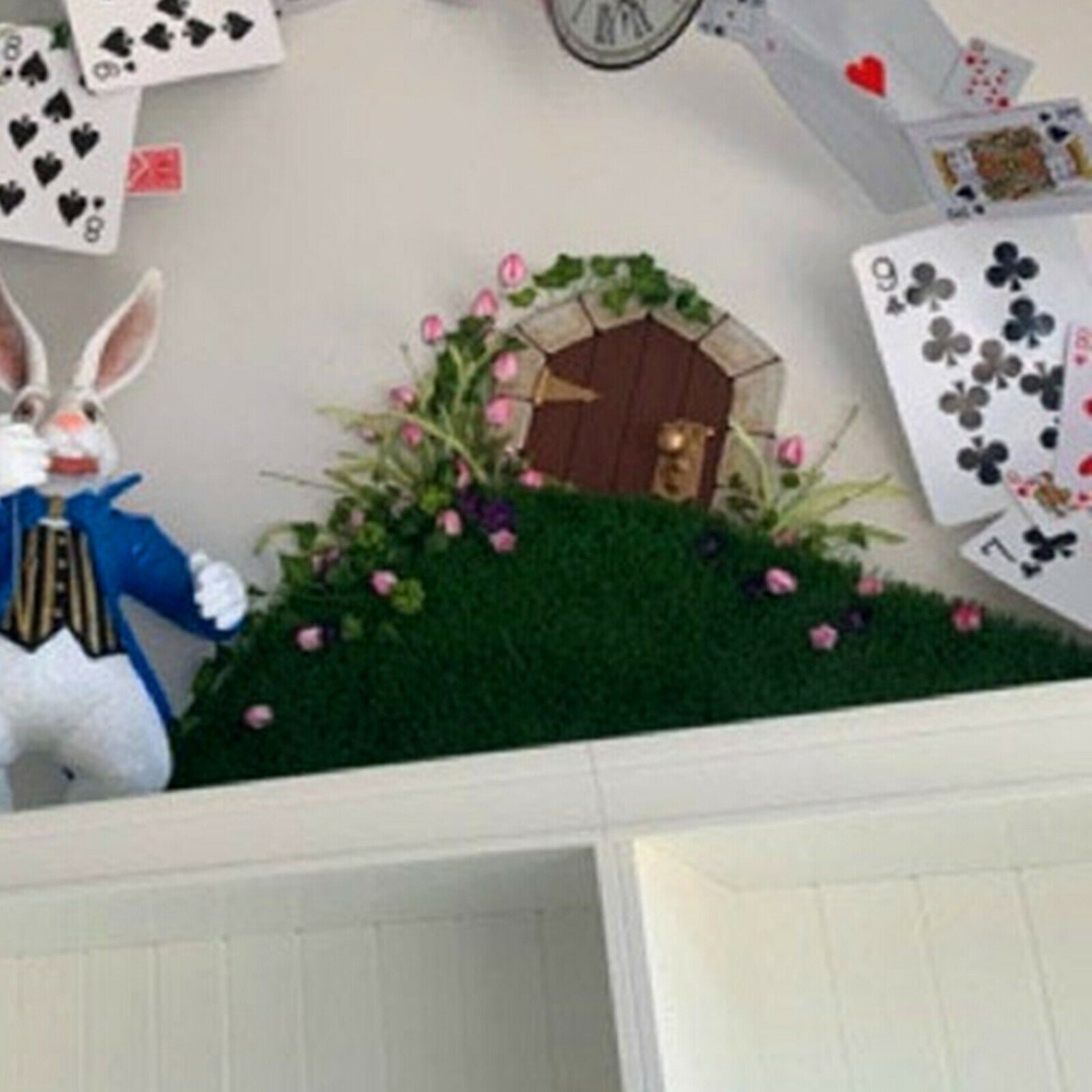 Fairy Door Art Garden Mystical Statues Wall Indoor Fairy Garden Porch Decor