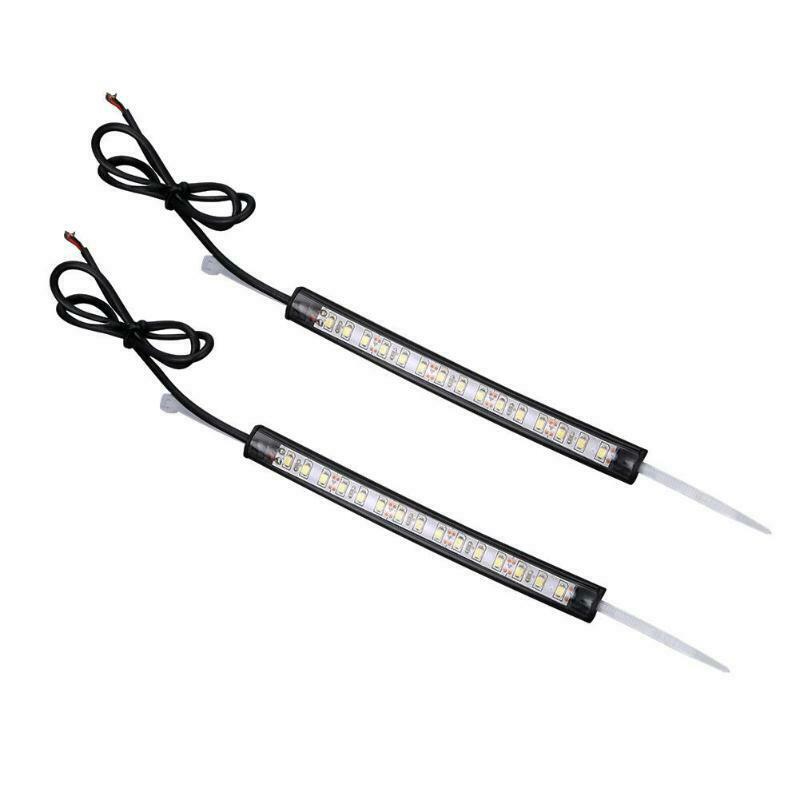 LED 39mm-41mm Motorcycle Fork Turn Signal/Running Light Kit w/ Transparent Lens