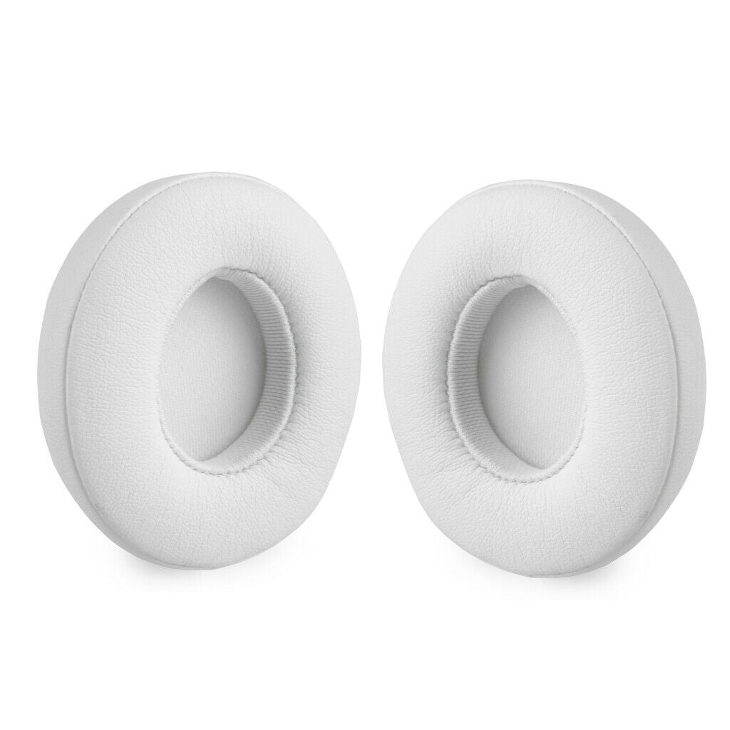 White Ear Pads for Beats by Dre Solo2 Solo2 Wireless Headphones Cushion Kit Pair