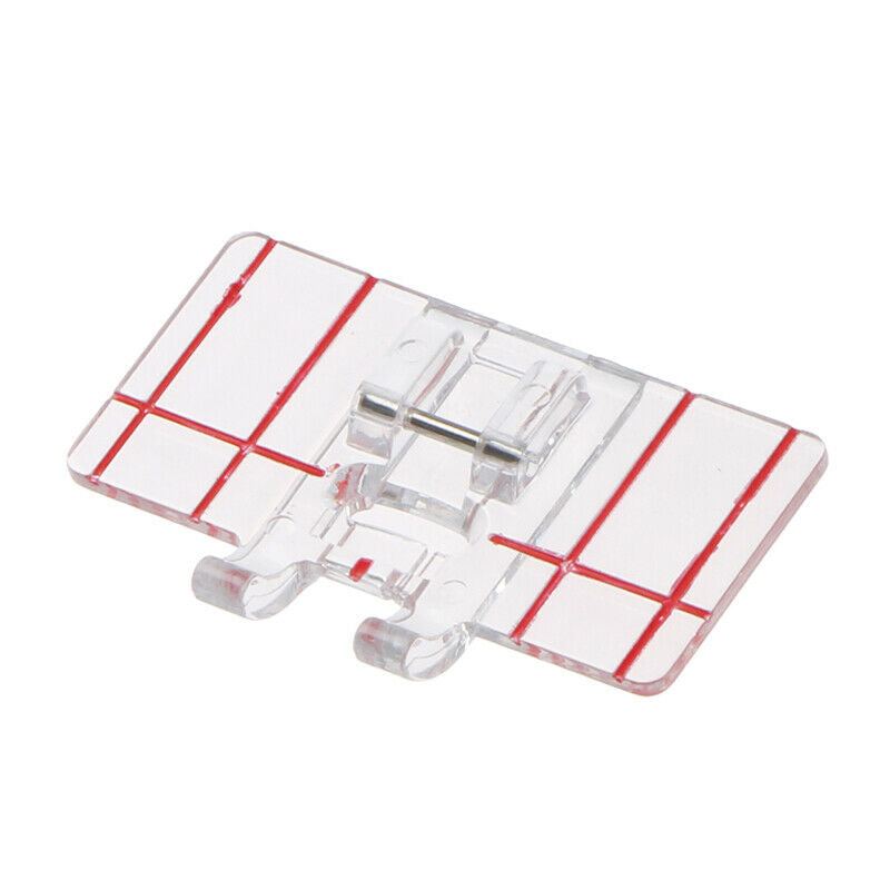 1Pcs Clear plastic Parallel Stitch Foot Presser Home Domestic Sewing Mach.l8