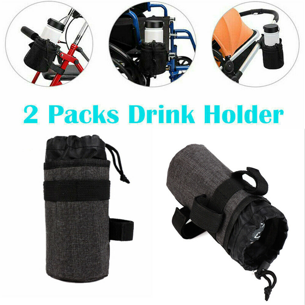 2x Bicycle Motorcycle Cup Holder Universal Drink Holder For Scooter Boat ATV